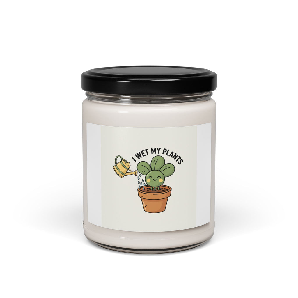 I Wet My Plants Candle, Soy Candle | Plant Parent Humor, Succulent Pun