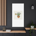 I Wet My Plants Canvas | Plant Parent Humor, Succulent Pun Wall Art