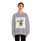 I Wet My Plants Sweatshirt | Plant Parent Humor, Succulent Pun, Sage Palette