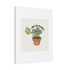 I Wet My Plants Canvas | Plant Parent Humor, Succulent Pun Wall Art