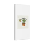 I Wet My Plants Canvas | Plant Parent Humor, Succulent Pun Wall Art