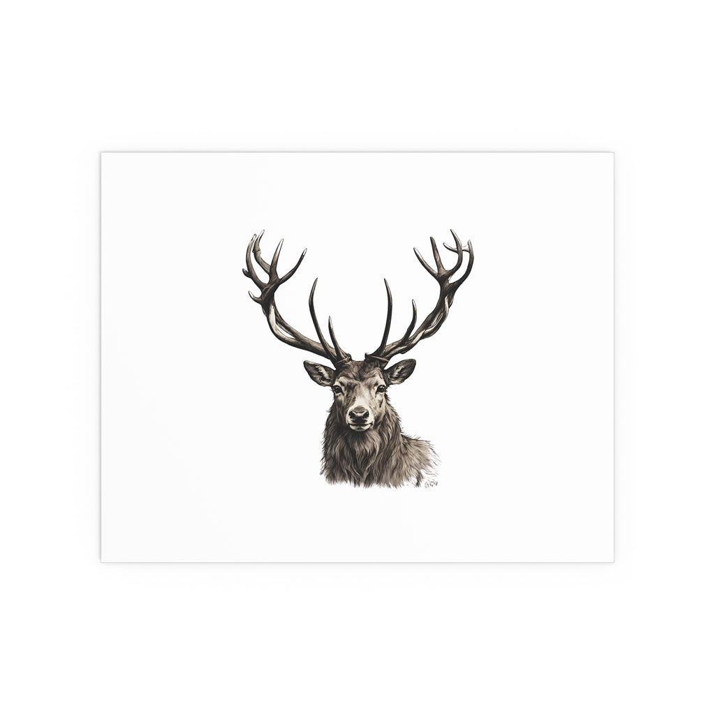 Stag Silk Poster