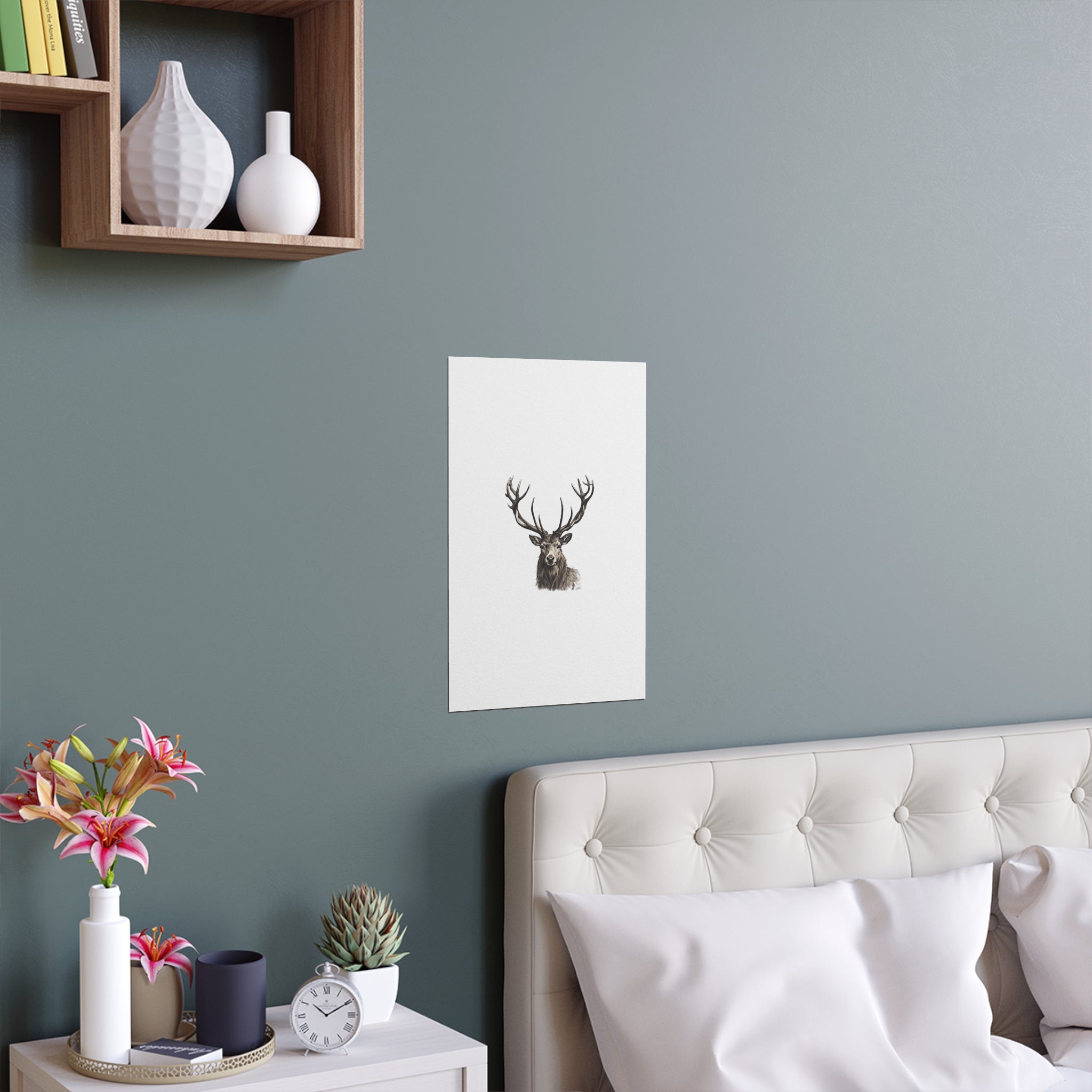 Stag Silk Poster