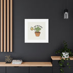 I Wet My Plants Canvas | Plant Parent Humor, Succulent Pun Wall Art