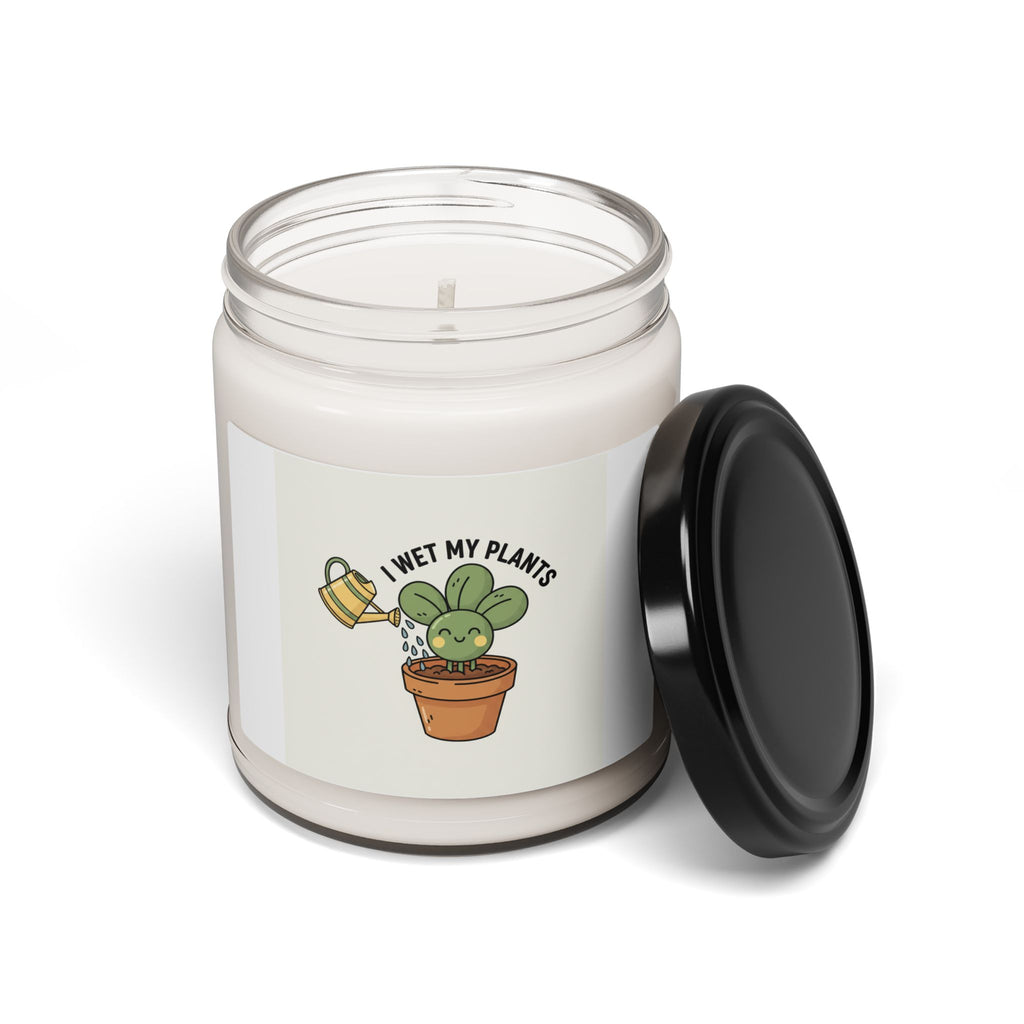 I Wet My Plants Candle, Soy Candle | Plant Parent Humor, Succulent Pun