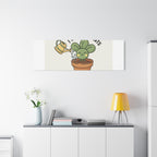 I Wet My Plants Canvas | Plant Parent Humor, Succulent Pun Wall Art