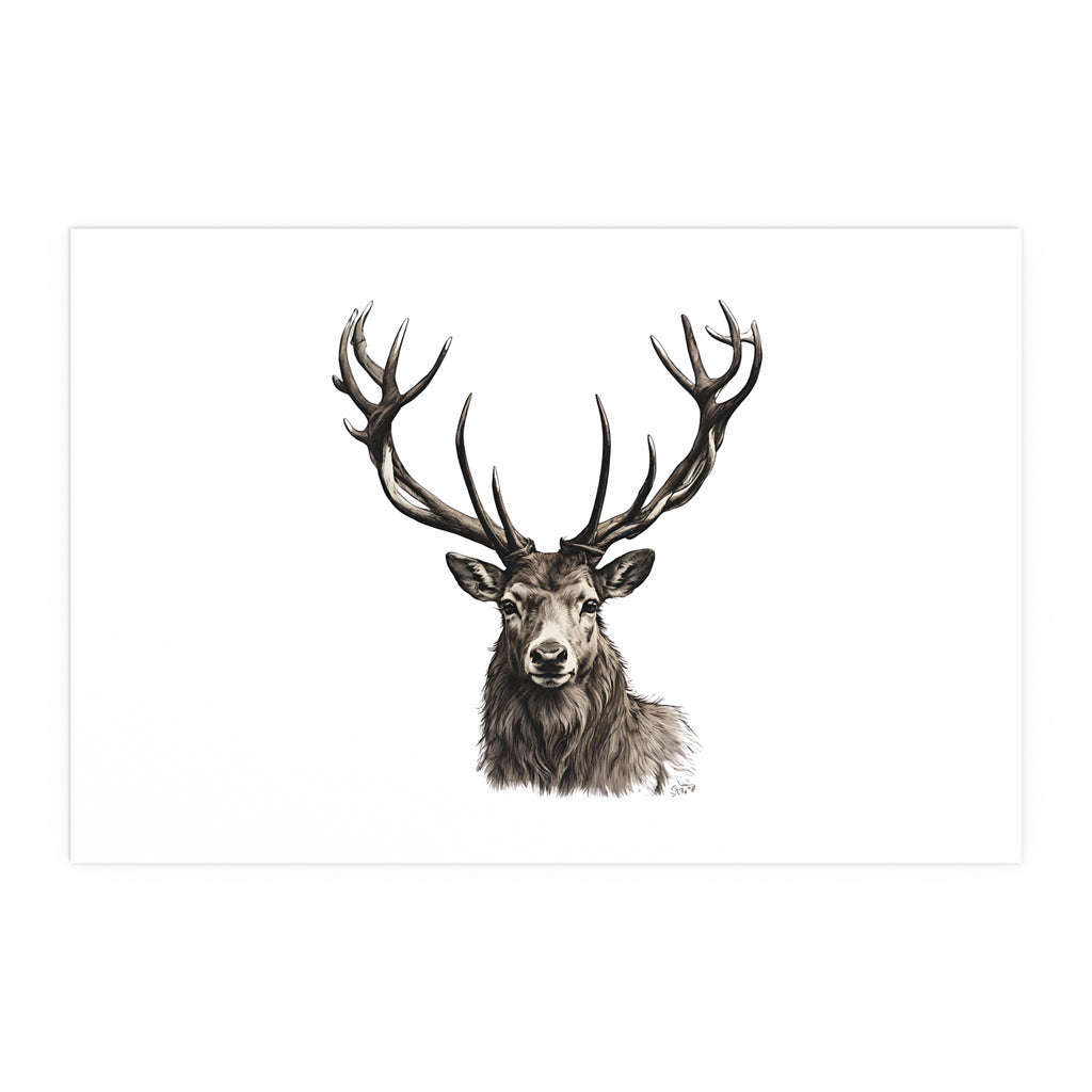 Stag Silk Poster