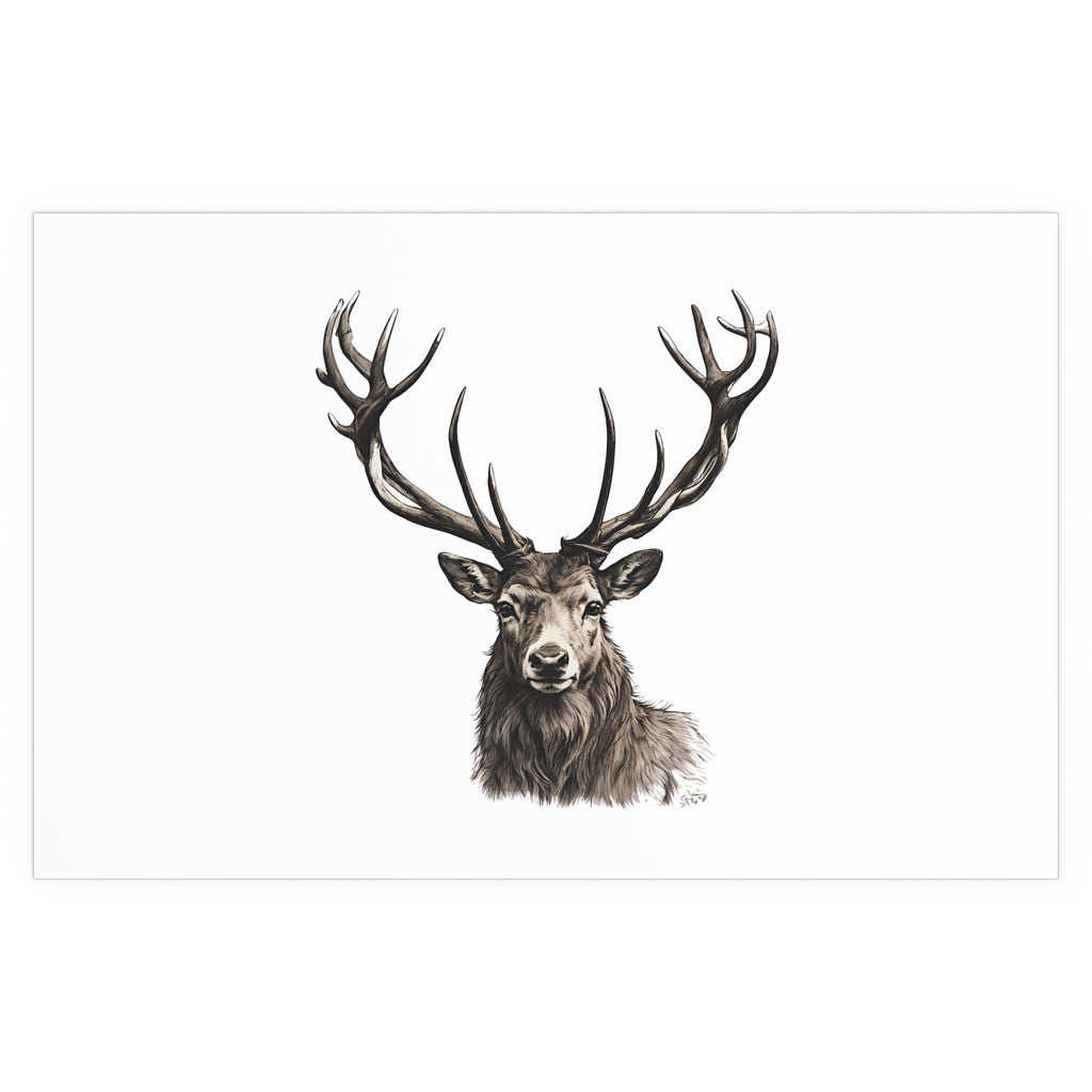 Stag Silk Poster
