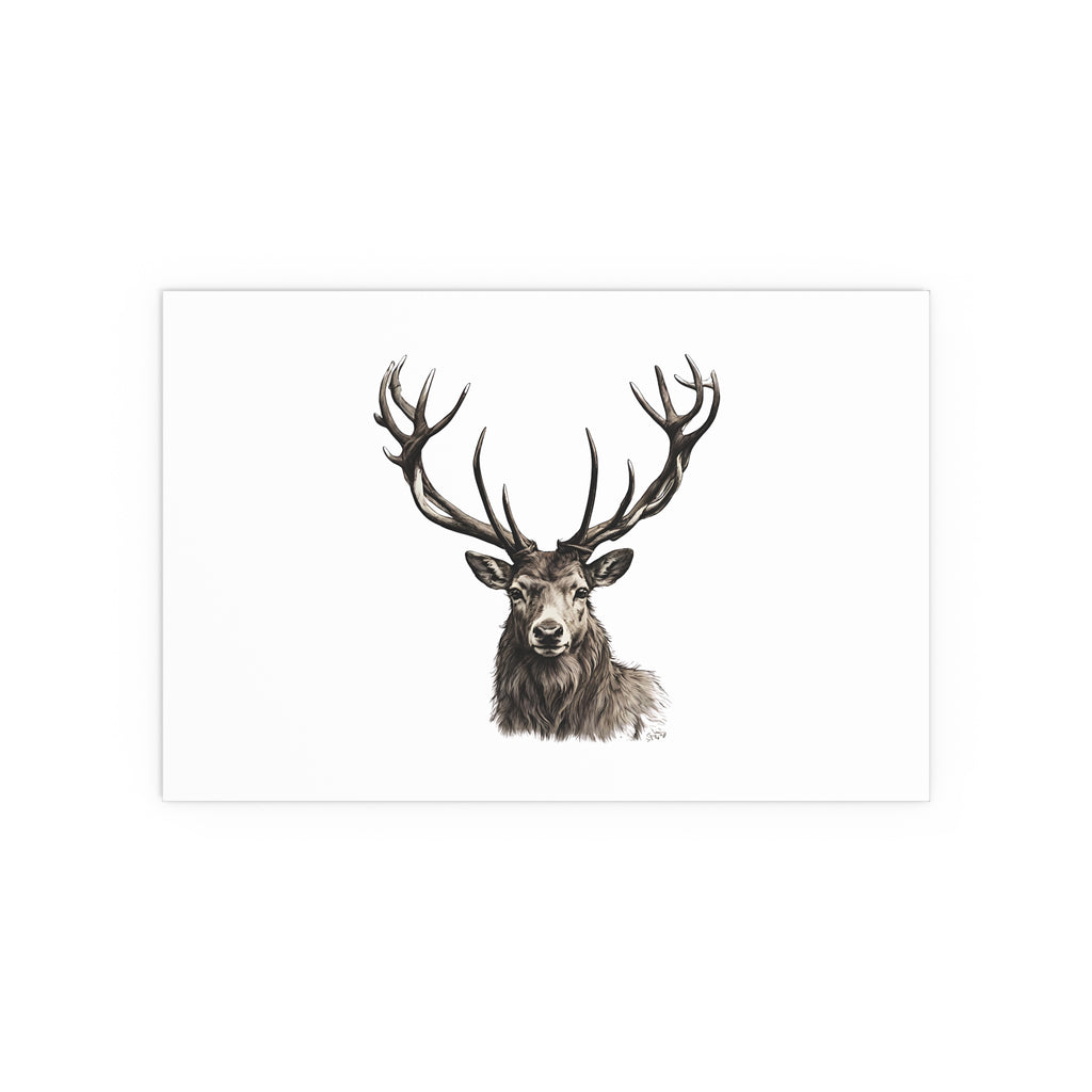 Stag Silk Poster