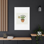 I Wet My Plants Canvas | Plant Parent Humor, Succulent Pun Wall Art