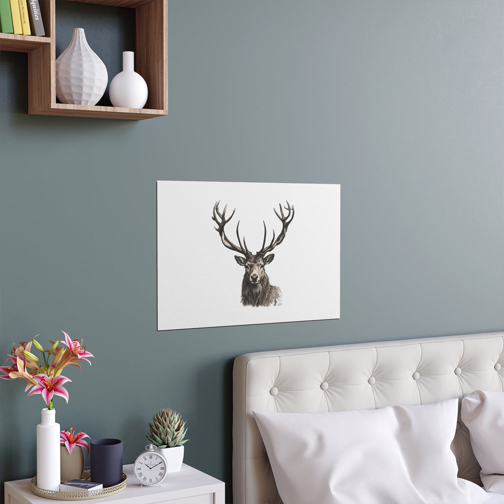 Stag Silk Poster