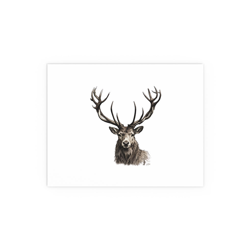 Stag Silk Poster