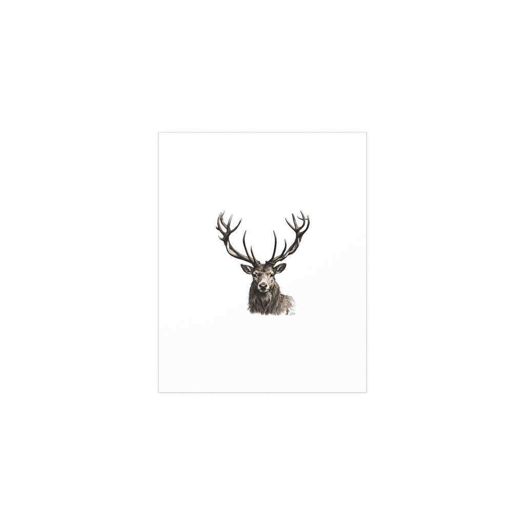 Stag Silk Poster