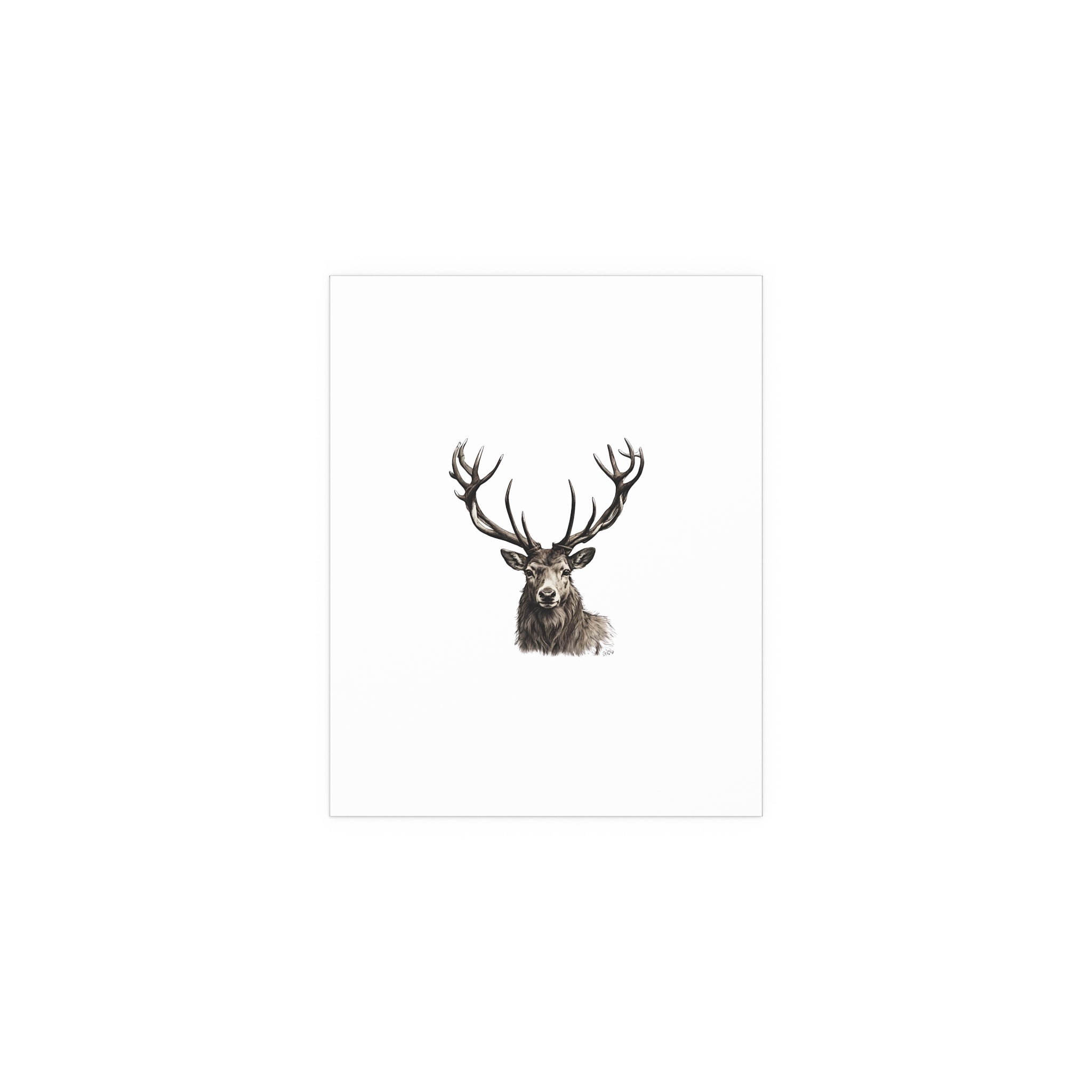 Stag Silk Poster