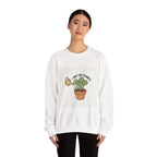 I Wet My Plants Sweatshirt | Plant Parent Humor, Succulent Pun, Sage Palette