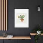 I Wet My Plants Canvas | Plant Parent Humor, Succulent Pun Wall Art