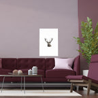 Stag Silk Poster