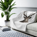 Stag Sherpa Blanket