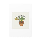 I Wet My Plants Canvas | Plant Parent Humor, Succulent Pun Wall Art