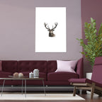 Stag Silk Poster
