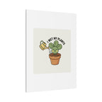 I Wet My Plants Canvas | Plant Parent Humor, Succulent Pun Wall Art